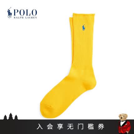 Polo Ralph Lauren 拉夫劳伦男配 23年秋水手袜RL52673 700-黄色 ONE