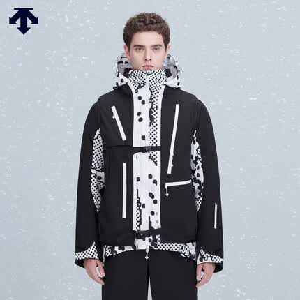 DESCENTE迪桑特 DESCENTE X KAZUKI KURAISHI系列 男女同款滑雪服 BK-黑色 M
