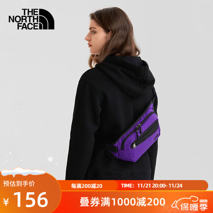北面(The North Face)腰包通用款户外便携春季新款|2UCX S96/紫色 OS/均码/2L/150*300*50mm