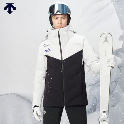 DESCENTE迪桑特SKI系列男子滑雪服冬季新品 WT-白色 3XL (190/108A)