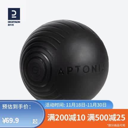 迪卡侬(DECATHLON)电动筋膜球震动按摩球肌肉放松手持穴位健身保健瑜伽球小IA 电动筋膜球(含USB快充线)