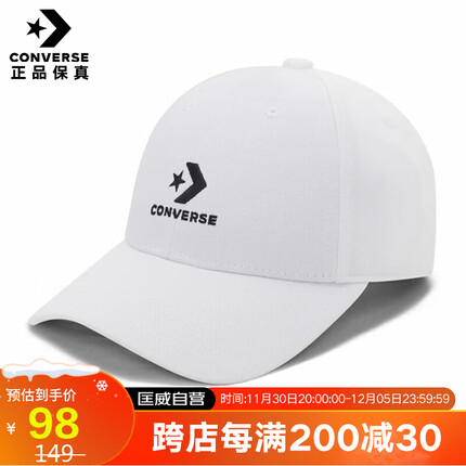 匡威(Converse)男女 运动棒球帽鸭舌帽 10022130-A02 OSFA