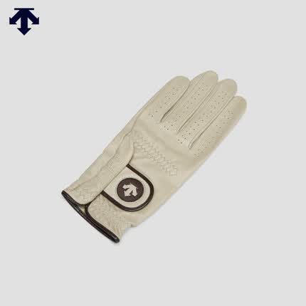DESCENTE GOLF 迪桑特高尔夫 男女同款手套 BG-浅卡其 24