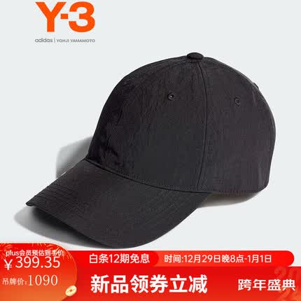 Y-3【商场同款】CAP春上新款棒球帽男女同款鸭舌帽子T7-H54044 黑色 OSFW