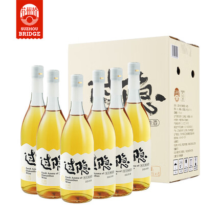 苏州桥10度过隐清香型桂花米酒750ml*6整箱低度糯米酒送礼