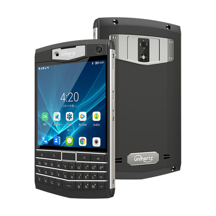 Unihertz Titan 泰坦大方屏三防智能商务手机 电信移动联通4G全网通 双卡双待超长待机 黑色 6G+128G