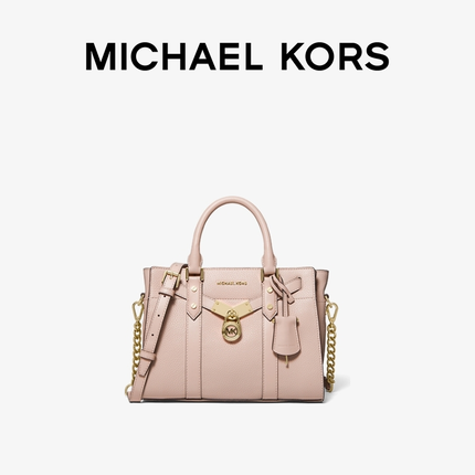 michael kors Nouveau Hamilton 小号手提单肩斜挎包女包 裸粉色 187 NS