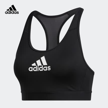 adidas阿迪达斯官方女装中强度速干运动健身内衣GH4788 黑 S