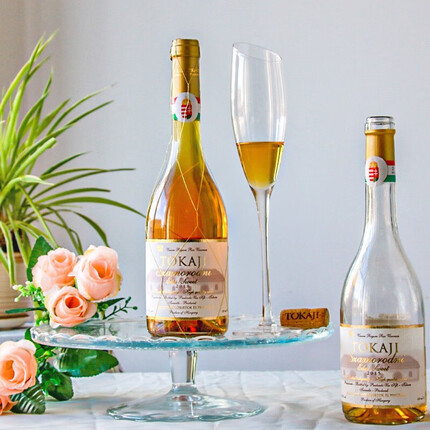 托卡伊Tokaji 匈牙利进口 保罗酒庄金线瓶贵腐酒 萨摩罗德尼甜白葡萄酒 500ml