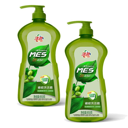 洁劲100洁劲100 金龙鱼推荐 MES植物表面活性剂 850g*3 橄榄洗洁精 橄榄850g*2