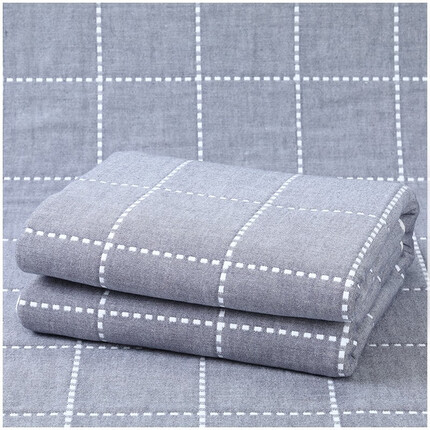 嘘嘘优品老人隔尿垫防水床单可洗成人老年人超大号纯棉透气防尿神器 幸福灰 90*100cm