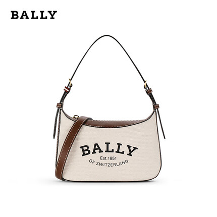 巴利（BALLY）女包腋下包CORALYE系列高级感包包女士天然色调单肩手提包6302810