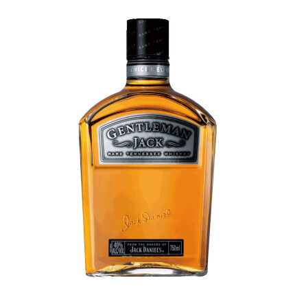杰克丹尼（Jack Daniel`s）洋酒 美国田纳西绅士威士忌750ml
