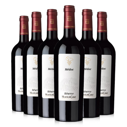 木桐嘉棣法国 波尔多 珍藏 梅多克 红葡萄酒 750ml 整箱