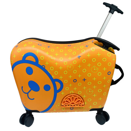 OOPS瑞士品牌骑行拉杆箱儿童旅行箱小孩可坐骑行李箱万向轮皮箱可登机