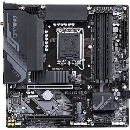 技嘉B760M GAMING X AX 主板DDR5支持CPU 1360013700KF Intel B760 LGA 1700