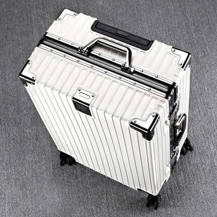 极为拉杆箱铝框24英寸行李箱男女耐磨抗摔学生密码皮箱子万向轮旅行箱