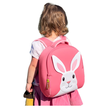 dabbawalla bags进口瓦拉双肩包 动物世界儿童3-8岁幼儿园包包轻量 小兔兔