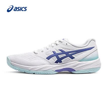 亚瑟士ASICS羽毛球鞋女鞋舒适稳定透气运动鞋 GEL-COURT HUNTER 3 白色/紫色 40