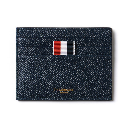 汤姆 布朗（THOM BROWNE）卵石纹皮船锚刺绣饰卡夹 UAW019A 00198 415