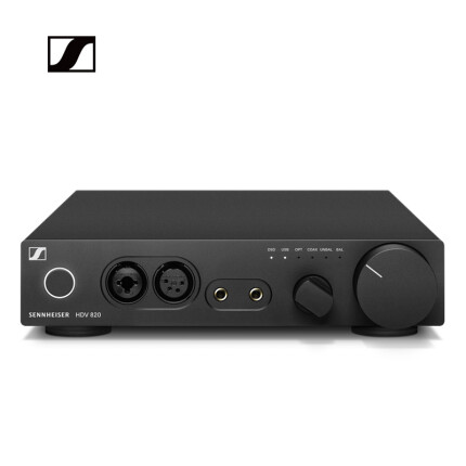森海塞尔（Sennheiser）HDV820 数字耳机放大器 HIFI耳放 功放（德国制造 支持DSD256音频文件）黑色