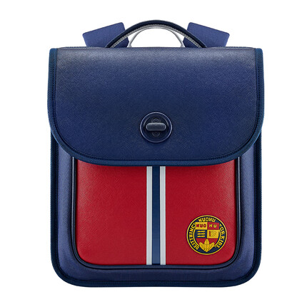 诺狐（NOHOO）小学生男孩女生1-3年级儿童减负轻便护脊英伦风书包约克蓝丨竖版