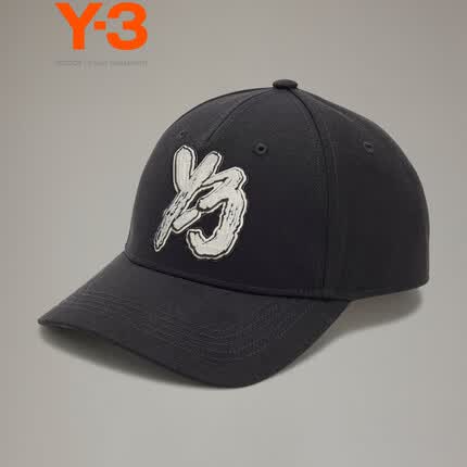 Y-3【商场同款】CAP春上新款棒球帽男女同款帽子38IM1084 黑色 OSFL