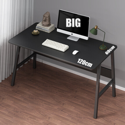 家乐铭品 电脑桌书桌 钢木游戏桌1.2米加宽加大加固多功能家用简约桌子卧室写字桌学习桌笔记本桌子 CX133