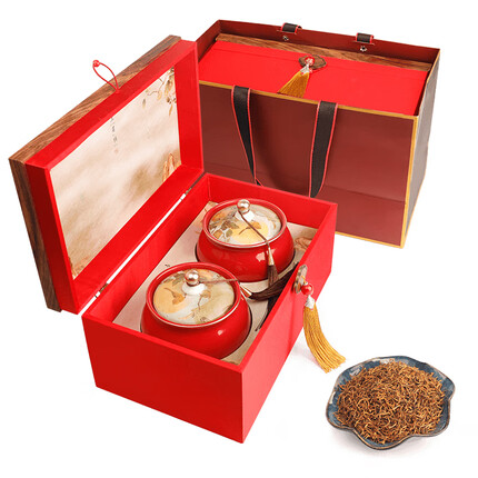 唐朴2023新茶金骏眉特级红茶武夷山金芽蜜香型茶叶端午节礼盒装250g