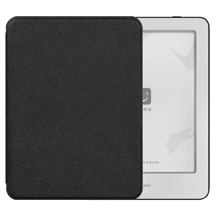 小米多看电纸书 电子阅读器 深灰色 墨水屏 四核心CPU 16GB大内存 钢琴黑套装