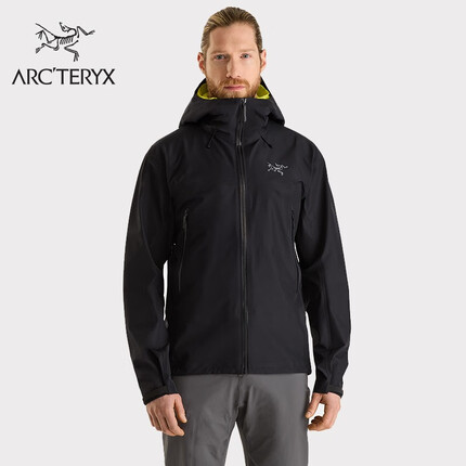 ARC’TERYX始祖鸟 BETA LIGHTWEIGHT GORE-TEX 防水 男子 冲锋衣 Black/黑色 S