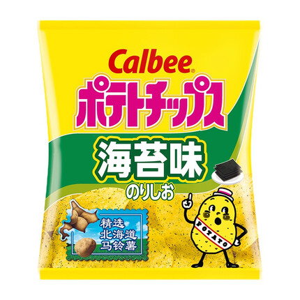 卡乐比（Calbee）【99选10】Calbee卡乐比日本进口零食经典薯片多口味休闲膨化 海苔味