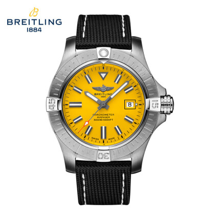 百年灵（BREITLING）瑞士手表复仇者二代深潜海狼腕表机械运动男士手表黄狼手表A17319101I1X1