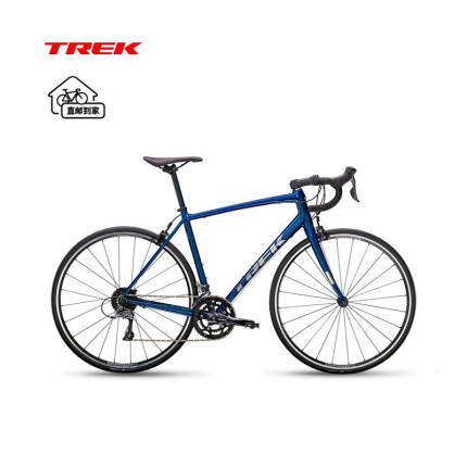 崔克（TREK）DOMANE AL 2 碳纤维前叉圈刹舒适耐力公路自行车直邮到家 慕尚蓝色/哑光黑色 车架尺寸 - 54CM 16速