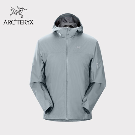 始祖鸟（ARC’TERYX）NORVAN LT GORE-TEX 轻量防水 男子 连帽外套 Lucent/云水蓝 S