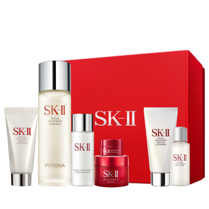 SK-II水75ml精华液sk2全明星晶透礼盒护肤品套装