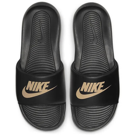 耐克NIKE拖鞋可外穿男一字拖VICTORI休闲鞋CN9675-006黑41