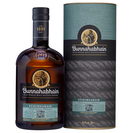 布纳哈本（Bunnahabhain）海洋之舵单一麦芽苏格兰威士忌 700ml 