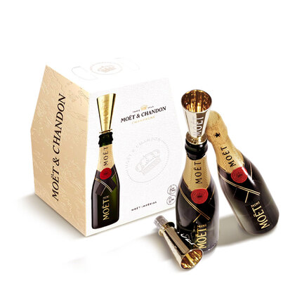 酩悦Moet & Chandon 法国进口 迷你 经典香槟 葡萄酒 200ml*4瓶