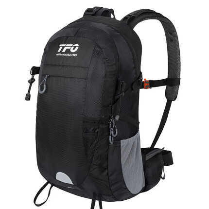 TFO 户外背包 舒适背负大容量旅行双肩登山包9202311 黑色 40L