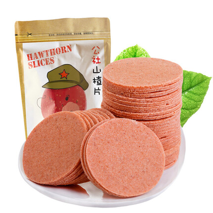 沂蒙公社0添加剂山楂片500g 山楂干饼蜜饯果干休闲零食小吃儿童小吃