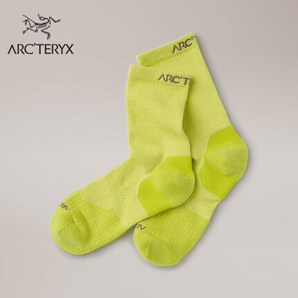 ARC’TERYX始祖鸟 MERINO WOOL 透气 男女同款 袜子 Sprint/竞速绿 L