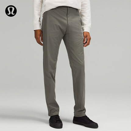 lululemon 丨Commission 男士经典款长裤 LM5AEWS 绿灰色 33