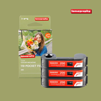 Lomography Tiger CN ISO 200 110 负片胶卷（一卷 或 三卷） 彩色 一卷
