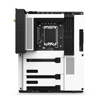 NZXT 恩杰 N7 Z790电脑主板 DDR5 散热盔甲 支持Intel13代 LGA1700 白色