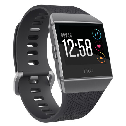 Fitbit Ionic 智能手表 健身防水 蓝牙可通话 自动锻炼识别 GPS全球定位音乐存储 来电短信提醒 碳灰色