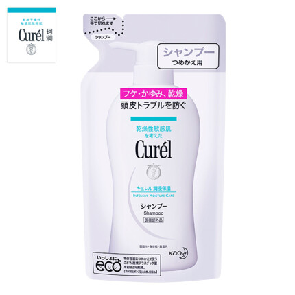 日本珂润（Curel）润浸保湿洗发水（补充装）360ml（日本花王 原装进口）