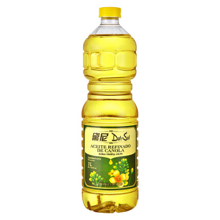 黛尼（DalySol）压榨一级芥花籽油（菜籽油）1L 非转基因 西班牙原装进口