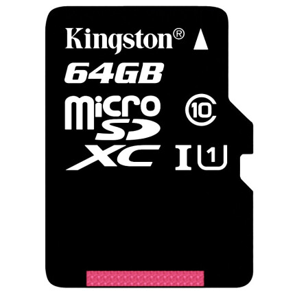 金士顿（Kingston）64GB 80MB/s TF(Micro SD) Class10 UHS-I高速存储卡