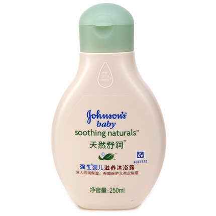 johnson & johnson 强生 婴儿天然舒润滋养沐浴露250ml(有香) 29.